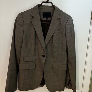 Banana Republic Brown Blazer Classic Tailored Suit Jacket